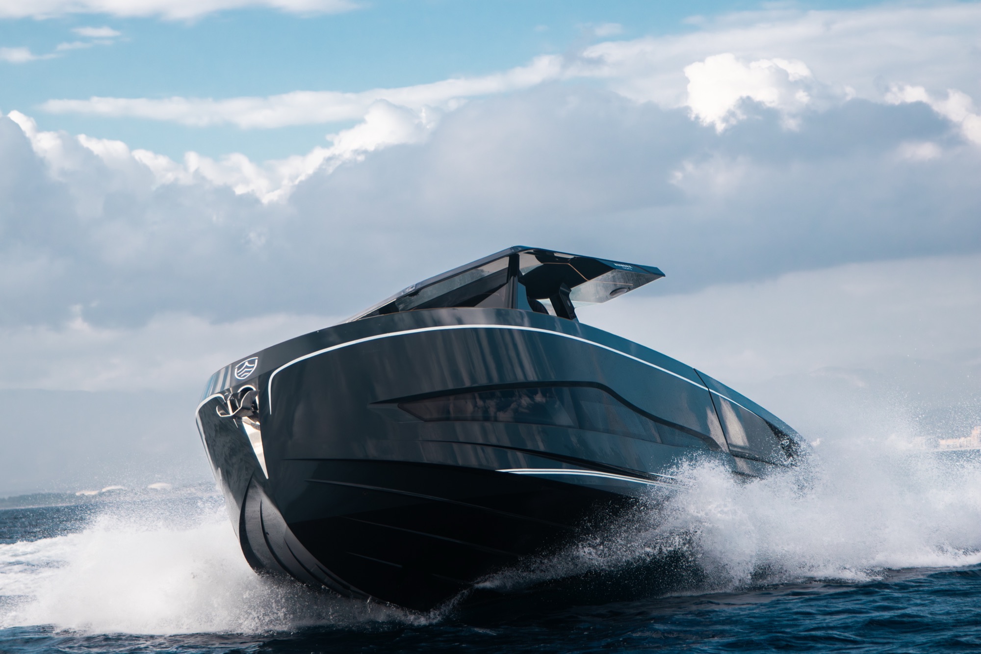 Luxury yacht on calm waters
